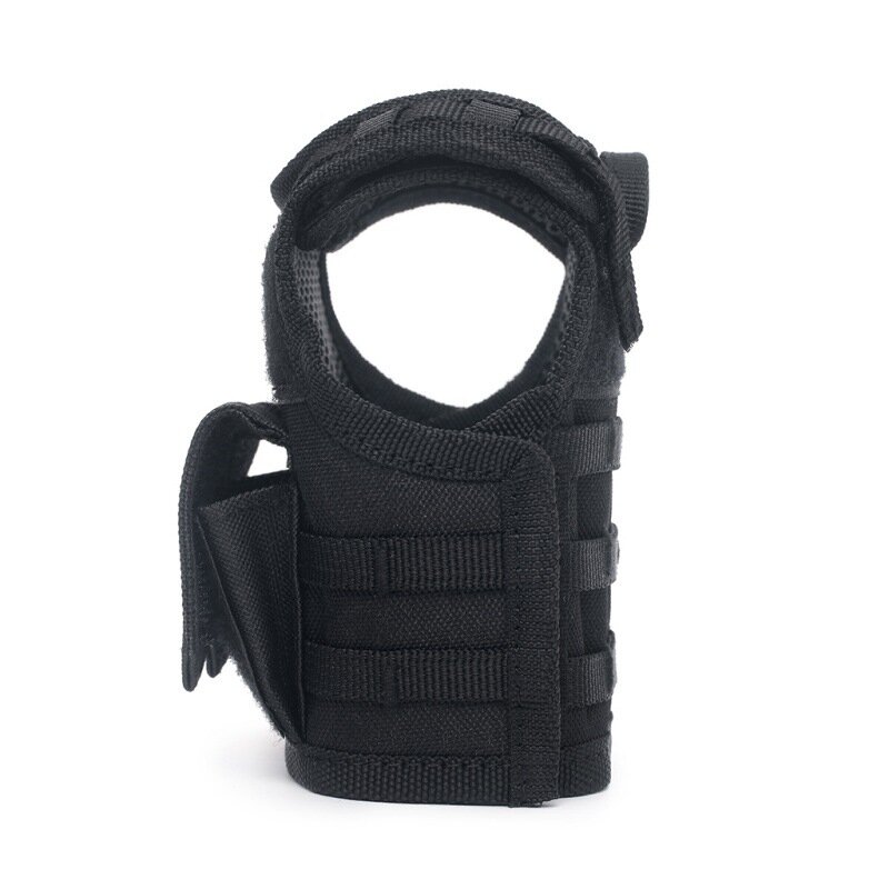 Tactical Beer Bottle Vest, Militar Mini Miniatura Molle Vest, Atualizado Drink Set, Cintas de ombro ajustáveis, Ao ar livre