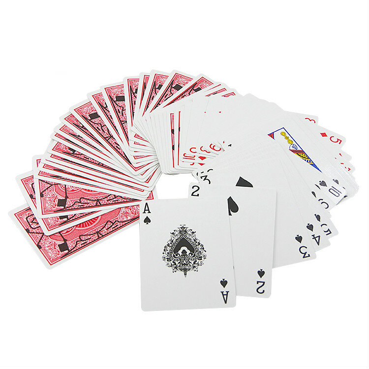 Kartu Dek Kartun Ajaib-Kartu Bermain Toon V2 Prediksi Animasi Permainan Kartu Sulap Poker Alat Peraga Trik Sulap untuk Penyihir