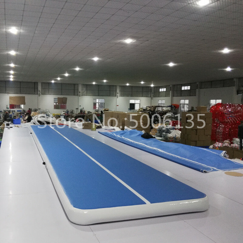 2021 New Airtrack 4m 5m 6m Inflatable Air Tumble Track Gymnastics Gym Mat Yoga Inflatable Air Gym Air Track Home use On Sale