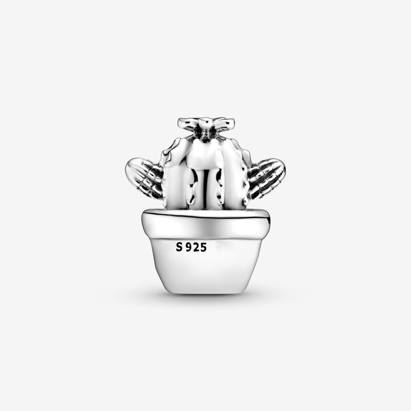 Nowy 925 Sterling Silver wisiorki koraliki urok filiżanka kawy Popcorn mleko karton kaktus Fit oryginalny bransoletka Pandora urok biżuteria Gif