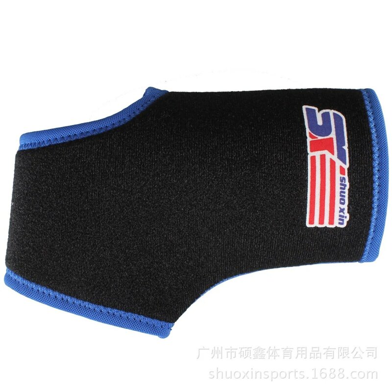 Protector de tobillo de esponja elástica ultraligero, SX860-B, azul y negro, un paquete