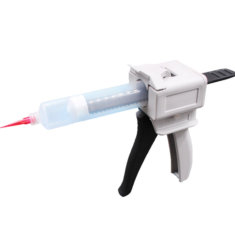 Manual Caulking Gun Applicator 30Mlกาวปืน300ชิ้นเรียวเคล็ดลับเข็มฉีดยา30ccกาวSyringe Barrel