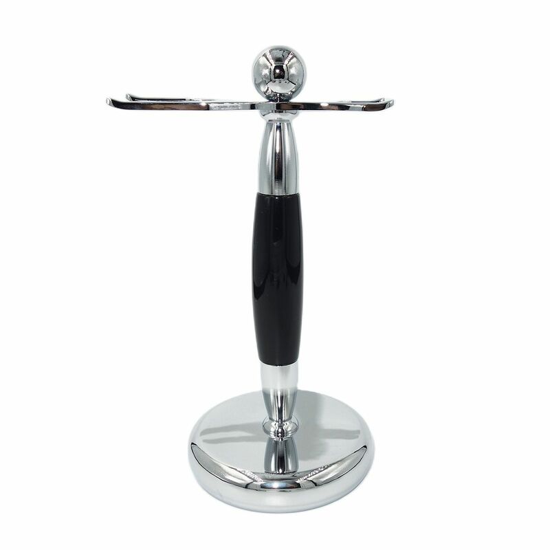 iRAZOR Deluxe Men Shaving Stand for Brush and Safety Razor Bathroom Latest Rack for Luxury Gifts