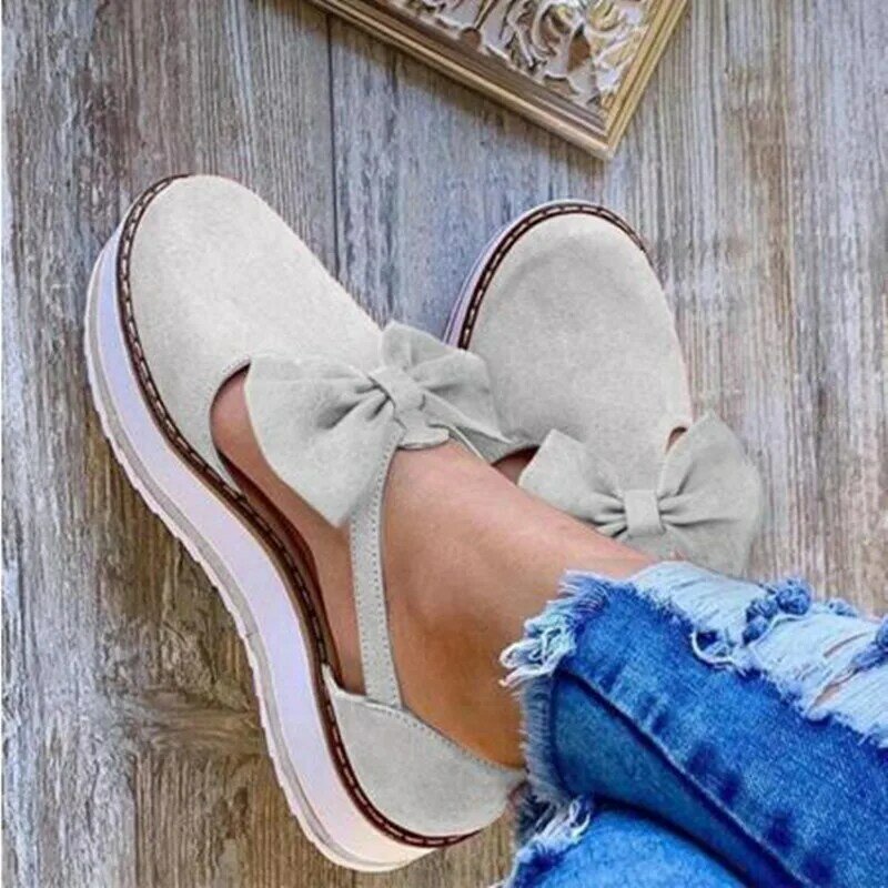여성 Tassel 샌들 아치 지원 여름 플랫 신발 office Gladiator Hollow Out 통기성 신발 Bow Knot Casual Sneakers