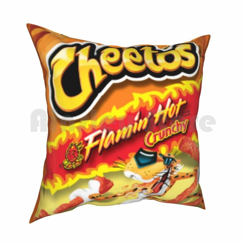 Heißer Cheetos Kissen Fall Gedruckt Hause Weichen Werfen Kissen Flaming Heißer Cheetos