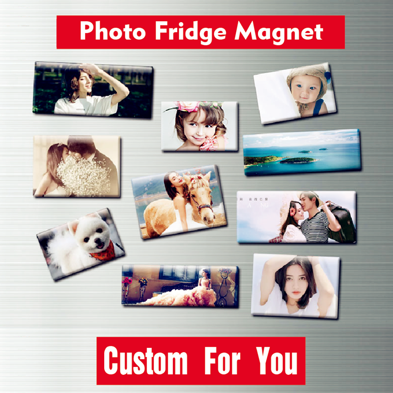 Ímãs magnéticos personalizados do refrigerador, ilustração, cênico, desenhos animados, animal, menina, fotografia do casamento, ímãs do refrigerador, presente