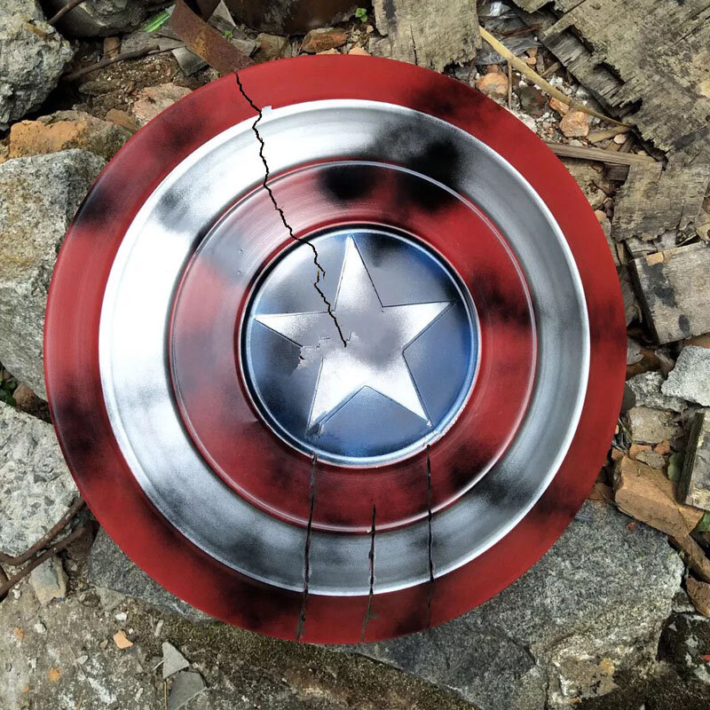 Avengers Endgame Captain America Shield Steve Rogers Cosplay Prop superhero Metal Shield props Halloween Party