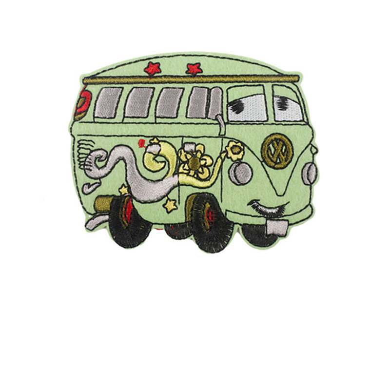 Embroidered Cars Trucks Hats Dress Clothing Thermoadhesive Patches Applique Label  Stickers Badge Sewing Accessories