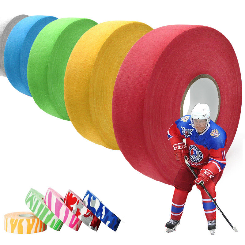 Ice Hockey Stick Tape, Badminton e Baseball Handle, Bike Grip, Fita do guiador, Tampa do volante, Anti-Slip Cloth, Sticky Rubber