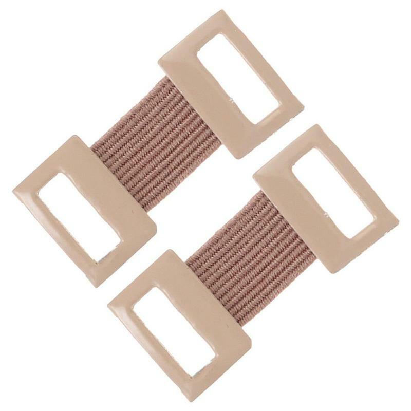 10PC / Bag Replacement Elastic Bandage Stretch Wrap Metal Clips Fastening Clips Hooks Coffee White Colors