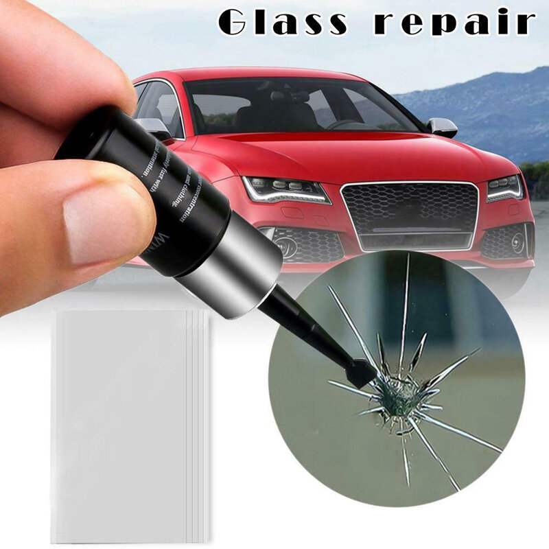 Kit de reparação de pára-brisa fluido reparação de vidro automotivo quente agente resina nds66