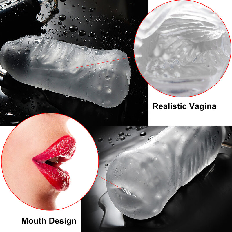 Elektryczny Masturbator dla mężczyzn puchar dla mężczyzn ssanie wibrator penisa stymulacji realistyczne pochwy cipki obciąganie Oral zabawki erotyczne dla dorosłych narzędzie