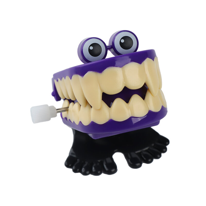 Creative Funny Chattering Jumping Teeth Clockwork Toy Christmas Gift for Children Funny Kids Boys Toys Educational toy