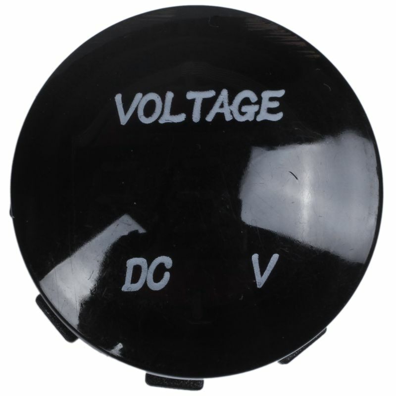 12v-24v dc voltímetro monitor de carro motocicleta led vermelho à prova dwaterproof água voltímetro