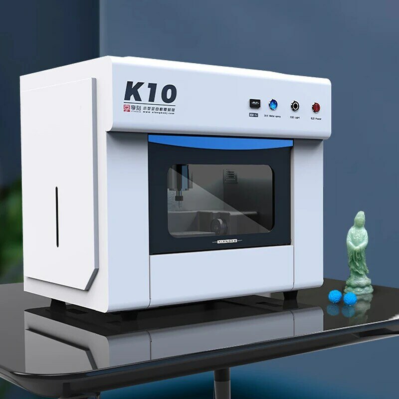 Automatic Small Home Computer Desktop CNC Jade Engraving Machine Jade Olive Core Carving Seal Three-Dimensional Processing