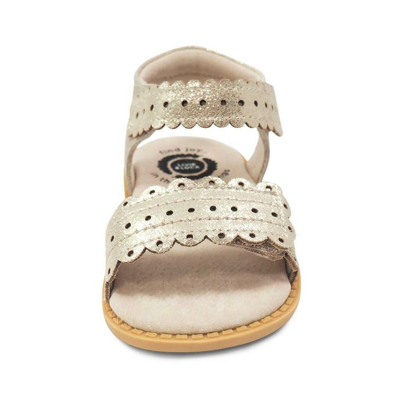 Tipsietoes-Sandalias de tacón bajo de cuero auténtico para niñas, zapatos de vestir de fiesta, estilo Posey, Verano