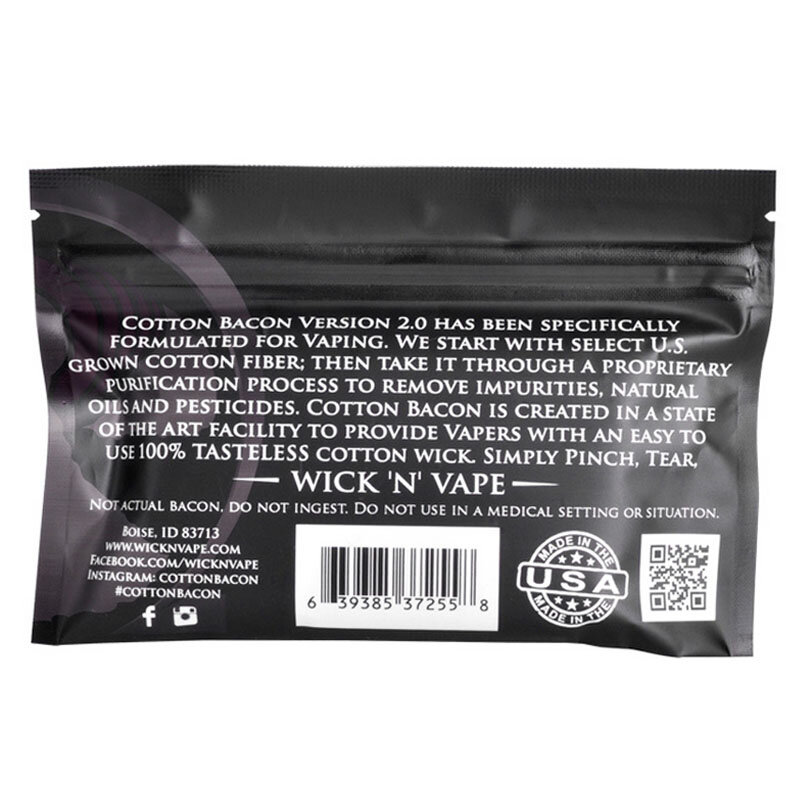 10 sztuk/worek organiczny boczek bawełna vape lepiej niż bawełna dla akcesoriów RDA RTA Atomizer
