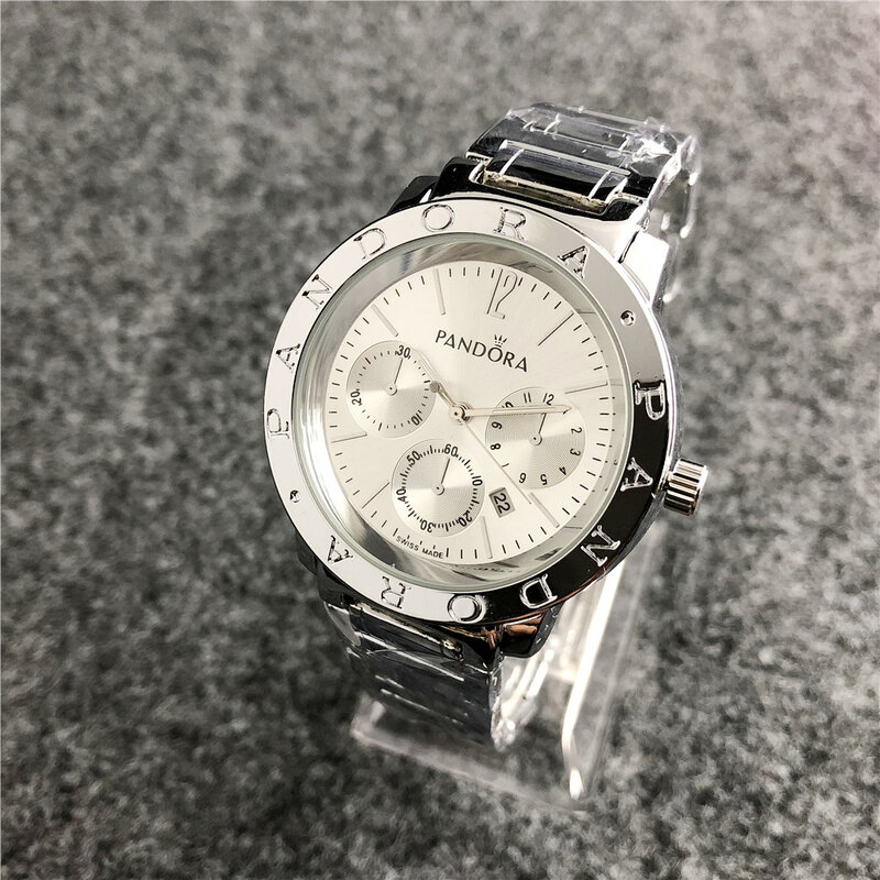 Pandoraes reloj mujer relojes pulsera de encantos de plata 925 original de damas de lujo reloj para mujer reloj de mujer saat reloj