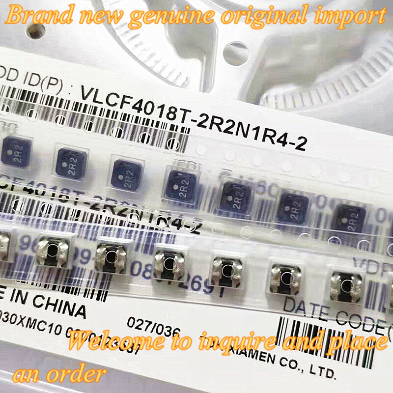 Frete grátis para todos os 10 pçs VLCF4018T-6R8NR94-2 100m 150 2r2 6r8 novo original smd ferida indutor de potência 4x4x1.8mm 6.8uh