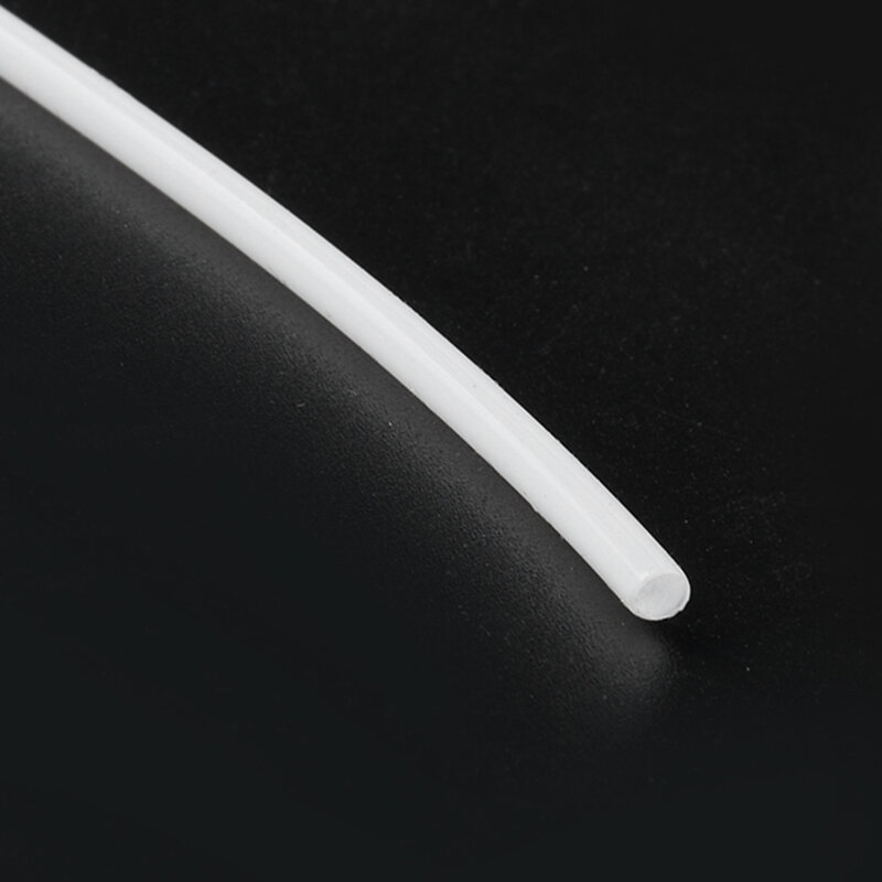 Cable de fibra óptica de núcleo sólido para iluminación decorativa, 1m, lechoso, 3mm, brillo lateral