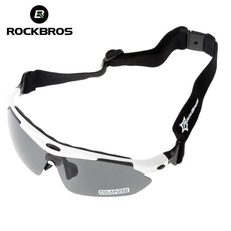 RockBros-gafas de sol polarizadas para ciclismo, lentes para deportes al aire libre, protección 29g, 5 lentes