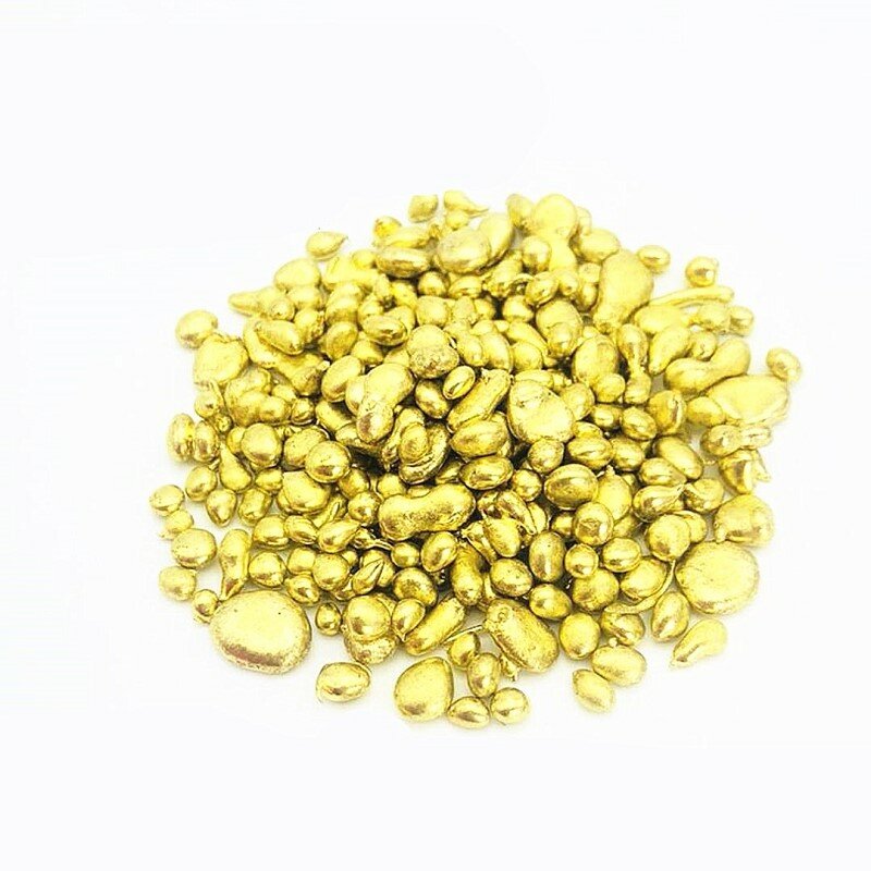 20g 50g 100g 500g 1000g high quality H65 Brass Nugget particles DIY metal material