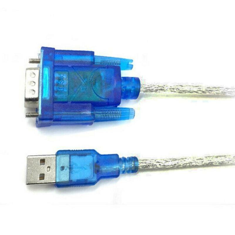 80ซม.USB 2.0ไปยัง Serial RS-232 DB9 9Pin รองรับชิปเซ็ตอะแดปเตอร์ USB RS232สายเคเบิล FTDI WIN10 Converter
