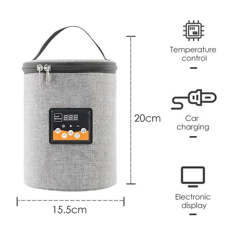 Baby Auto Dual-Fles Fles Warmer Outdoor Draagbare Thermostaat Zuigfles Multifunctionele Zuigfles Opbergtas