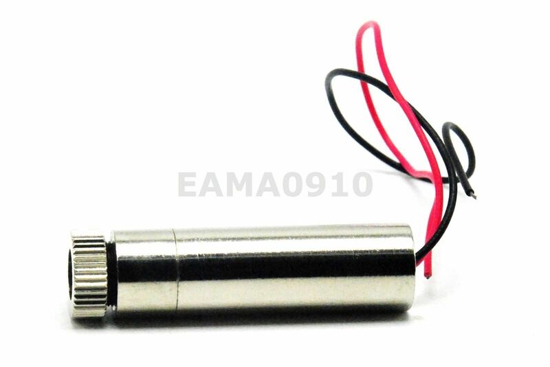 Focusable 450nm 50Mw Laser Diode Module Cross Blue 3-5V 12X45Mm W/Driver in