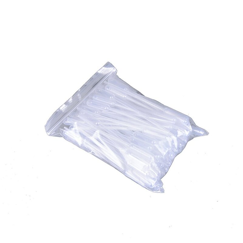 100 Stuks Wegwerp 0.2/0.5/1/2/3/4Ml Plastic Squeeze Transferpipetten Dropper voor Siliconen Mal Uv Epoxyhars Sieraden Maken