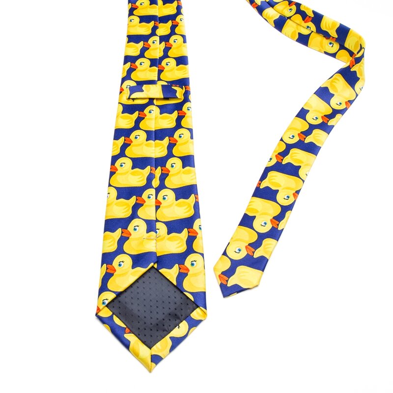 ربطة عنق بطة مطاطية صفراء للرجال ، عرض 8 سنتيمتر ، معرض تلفاز ساخن ، كيف قابلت أمي ، هدايا