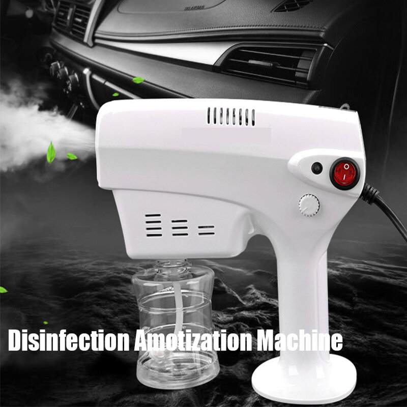 220V Mini Disinfect Machine Amotization Fogger Gun Handheld Sterilization Kill Virus For Home Car Office Kill Virus