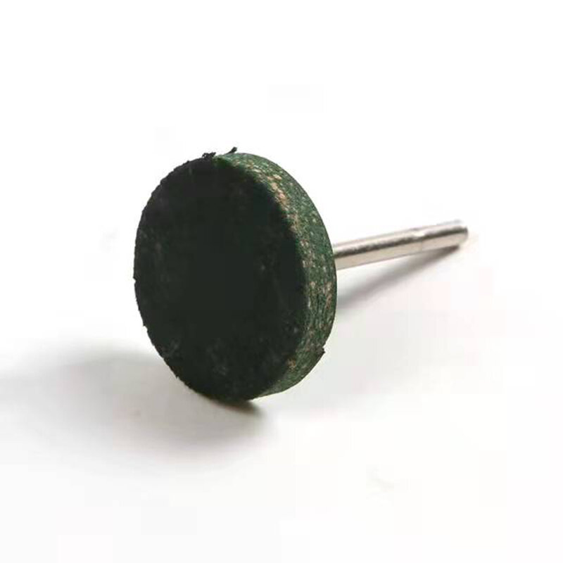 5Pcs 3mm Shank Sesame Rubber Grinding Heads Polishing Burr Point Jade Stone Polish Wheel Dia 20/25mm For Dremel Rotary Tools