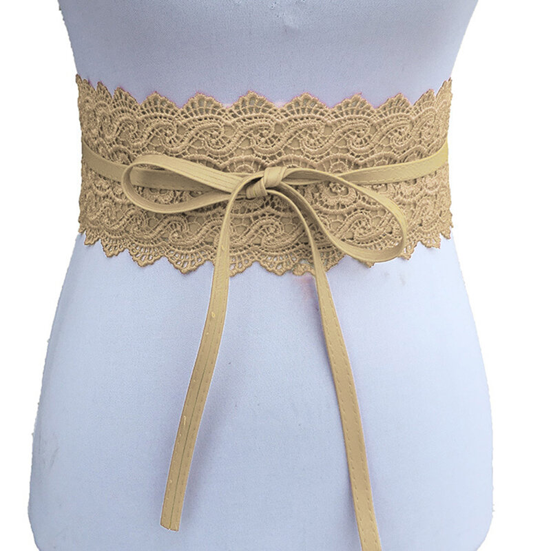 Ceinture corset large en dentelle pour femme, ceinture pour robe de mariée, ceinture pour femme