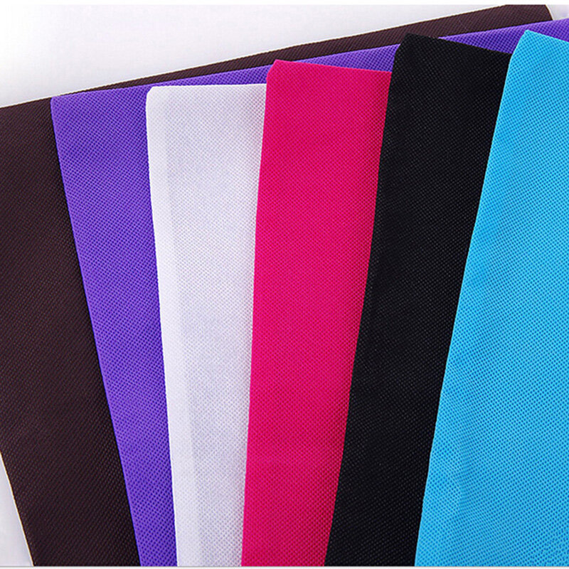 Sacos não tecidos do cordão das mulheres, saco portátil da tela para sapatas e curso, 6 cores, 1 grupo