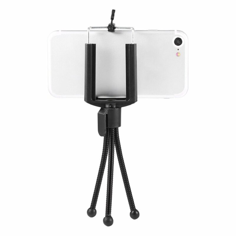 Mini tripé portátil universal flexível, suporte de metal para câmera digital, webcam, mini tripé/leve de fibra de carbono acehe 850