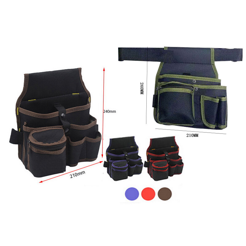 Eletricista Cintura Tool Bag, Saco De Armazenamento Multifuncional, Belt Tool Pouch, Chave De Fenda Kit Titular