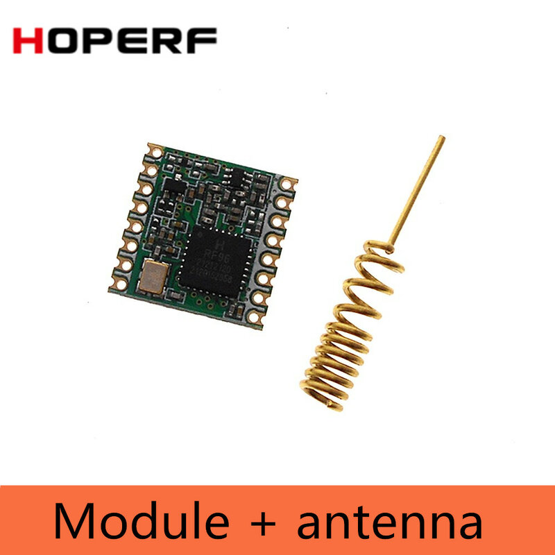 Con antenna RFM95 RFM95W RFM96W RFM98W 433/868/915MHZ SX1276 SX1278 modulo ricetrasmettitore wireless HopeRF originale