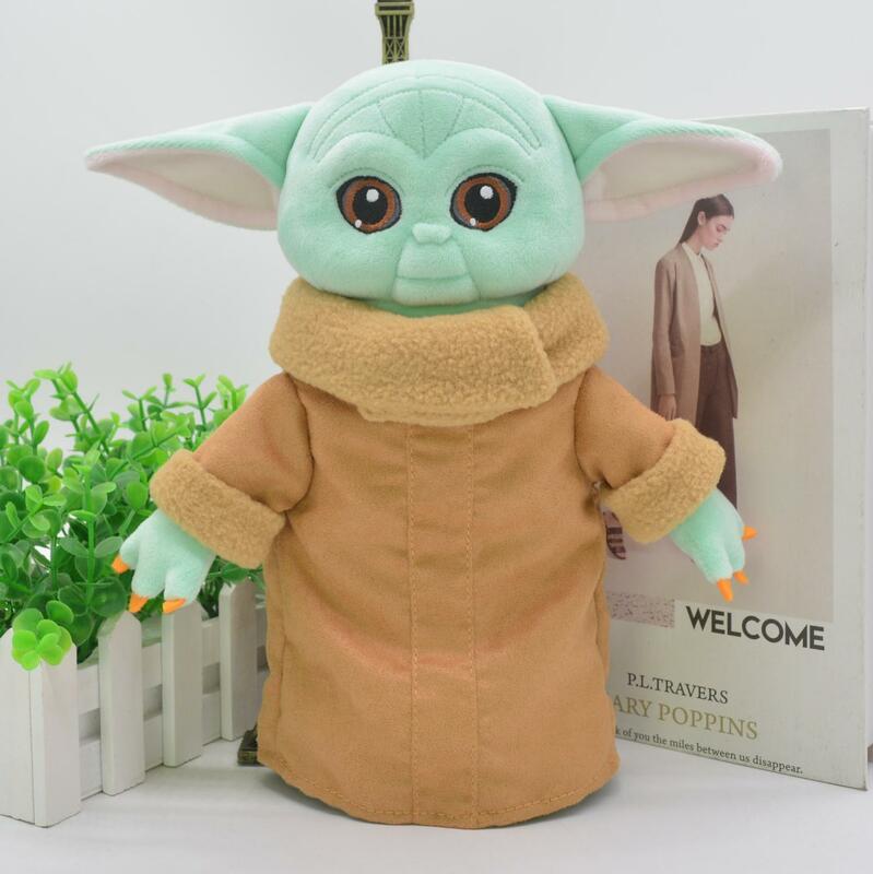 25Cm Disney Star Wars Baby Yoda Pluche Speelgoed In Voorraad De Kracht Wekt Pluche Soft Gevulde Poppen Pluche Speelgoed kerst Voor Kinderen Kids