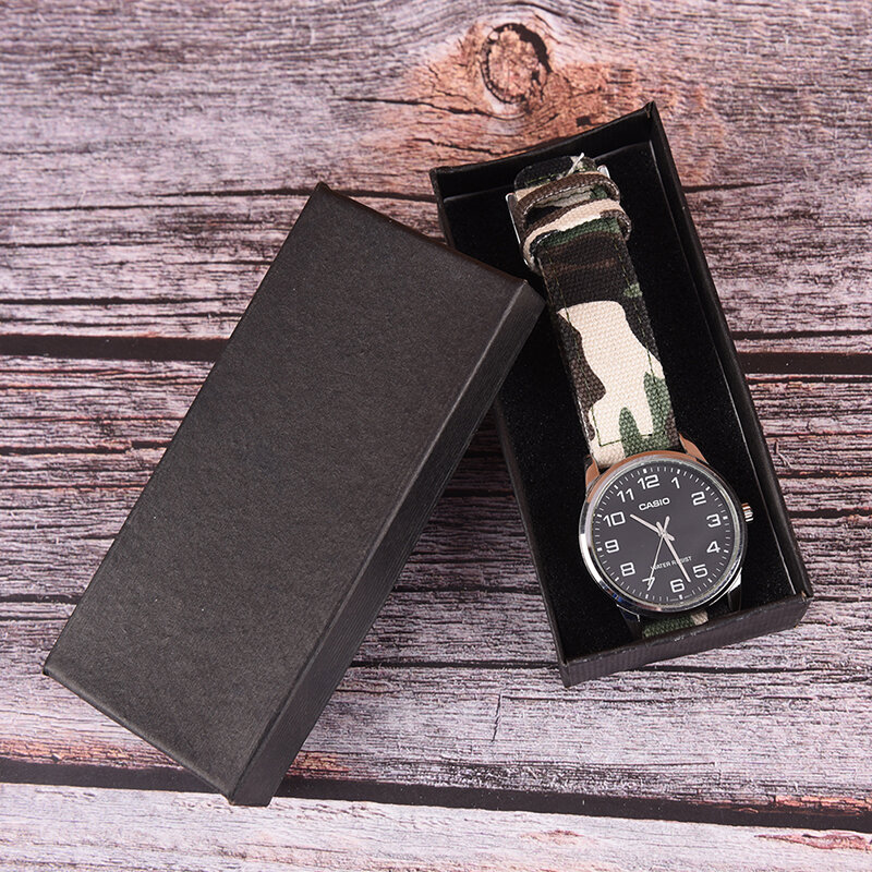 Caja de reloj elegante para joyería, soporte para relojes de pulsera, caja de almacenamiento de exhibición, estuche organizador, regalo, 1 ud.