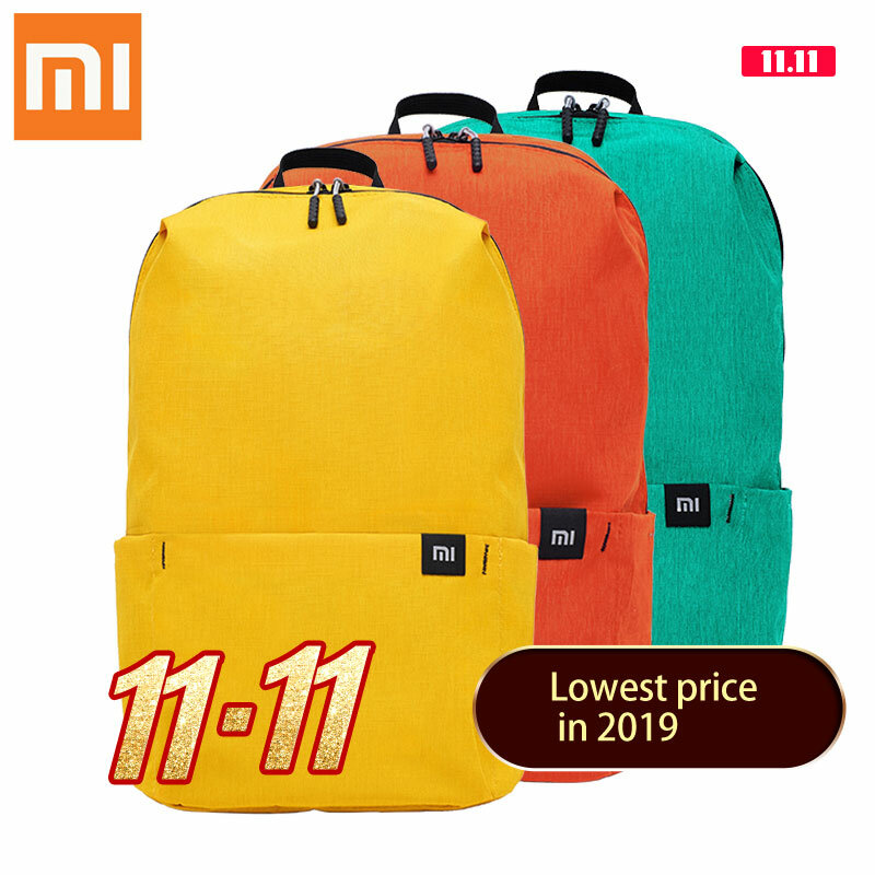 Xiaomi mochila 10l saco à prova dwaterproof água colorido lazer esportes caixa pacote original das mulheres dos homens sacos de viagem acampamento para homens