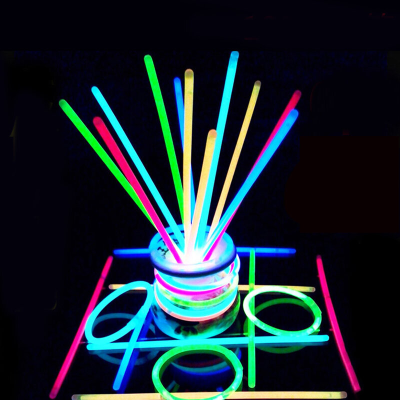 Party Fluoreszenz Licht Glow Sticks Armbänder Halsketten Neon Für Hochzeit Party Glow Sticks Bunte Glow Stick