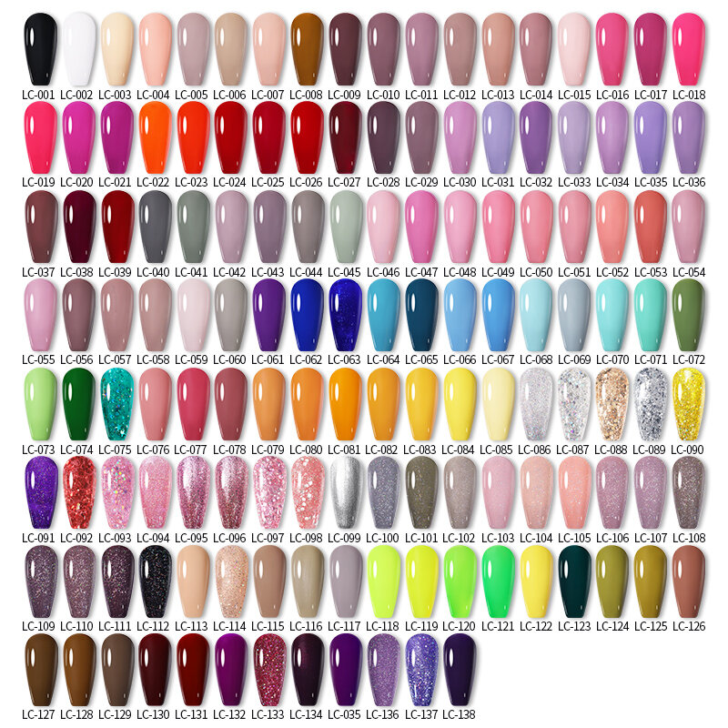 LILYCUTE 6 шт./компл. Гель-лак для ногтей популярные цвета на осень полуперманентный отмачиваемый Светодиодный УФ-лак для ногтей