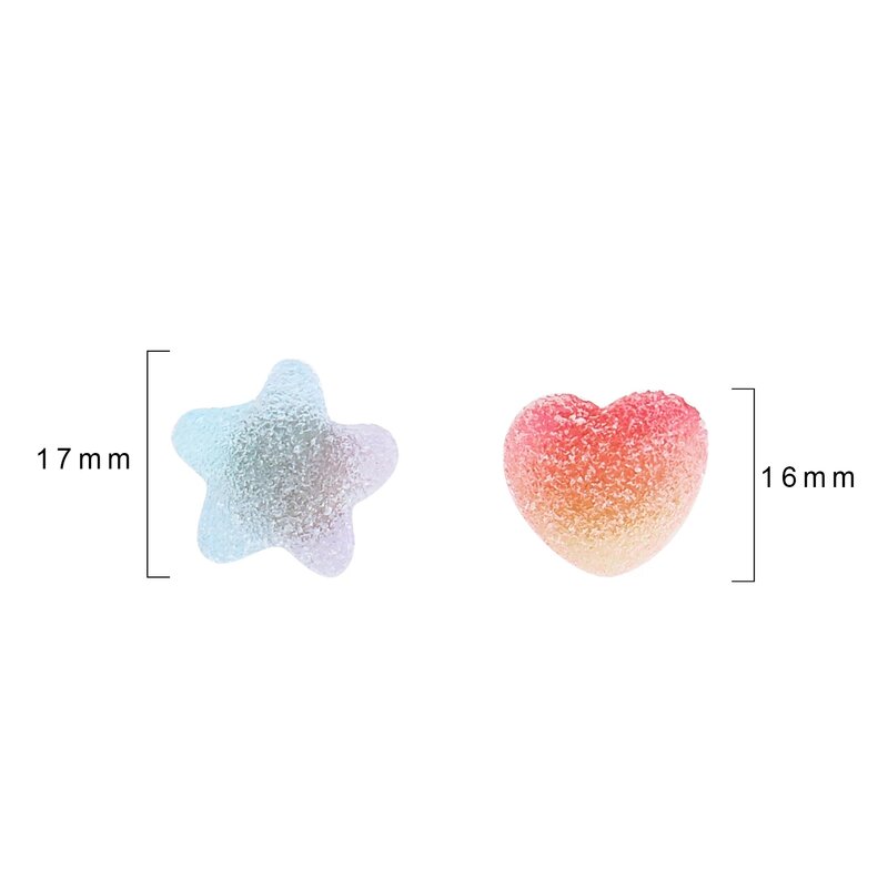 ALLTU Love star safety color thumbtack painting nail decoration office supplies school accessories