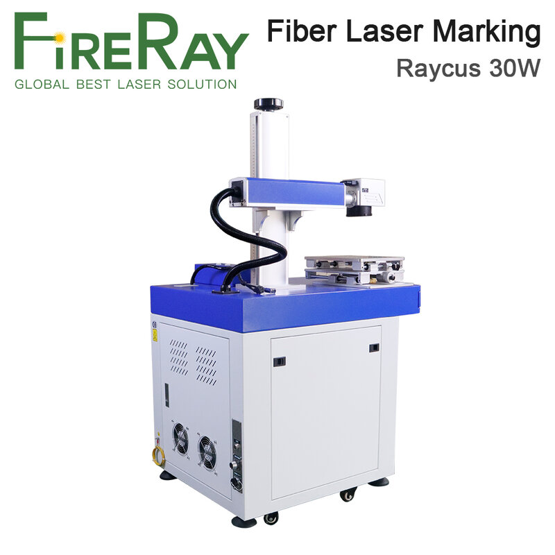FireRay Faser Laser Kennzeichnung Maschine 30W mit Raycus Faserlaser Quelle MAX IPG für Kennzeichnung Metall Edelstahl 1 auftrag