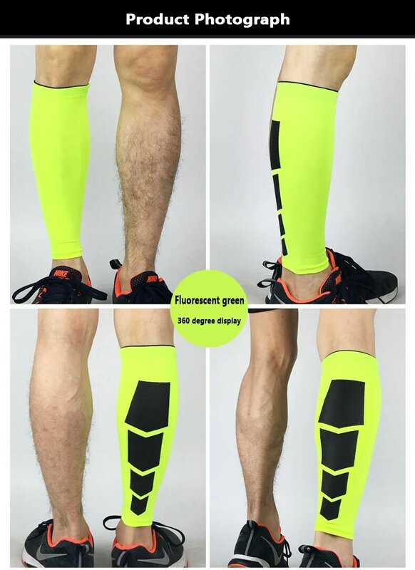 Calcetines de compresión hasta la rodilla Unisex, medias de soporte hasta la rodilla, para ciclismo atlético, 1 unidad