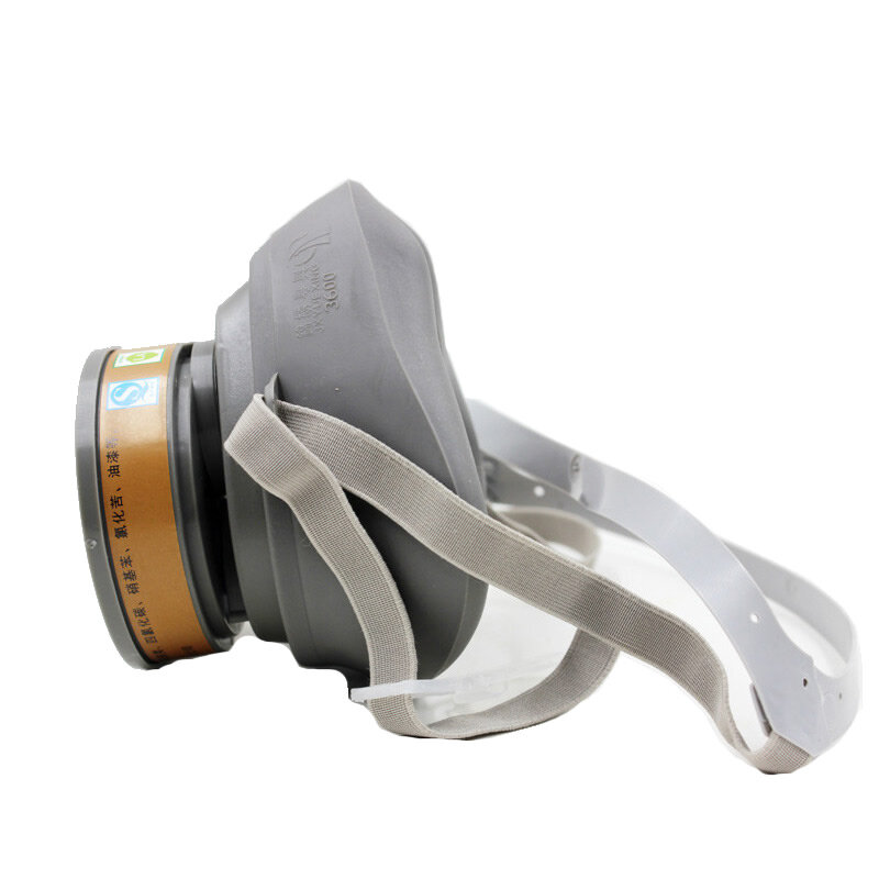 Przemysłowe 3200 maska gazowa pół Respirator na twarz z filtrem kasety do malowania natrysku gaz chemiczny ochrony