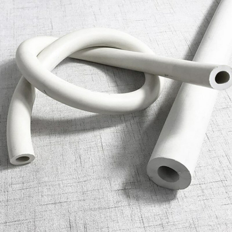 Белый резиновый шланг, вакуумная резиновая трубка, защита от износа, всасывающая и Транспортировочная труба, внутренний диаметр 1,5-25 мм