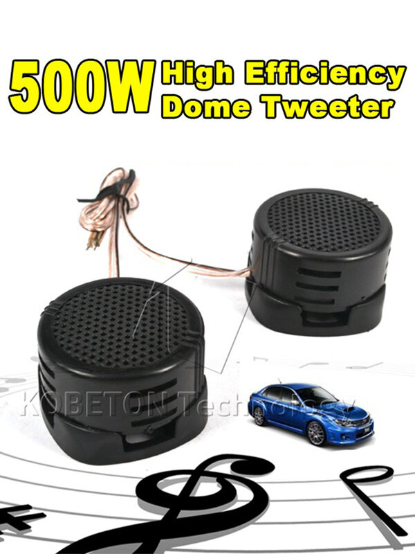 2X Mobil Mini Dome Tweeter Mobil Speaker Universal Efisiensi Tinggi Loudspeaker Loud Speaker Super Power Audio Suara Mobil Tweeter