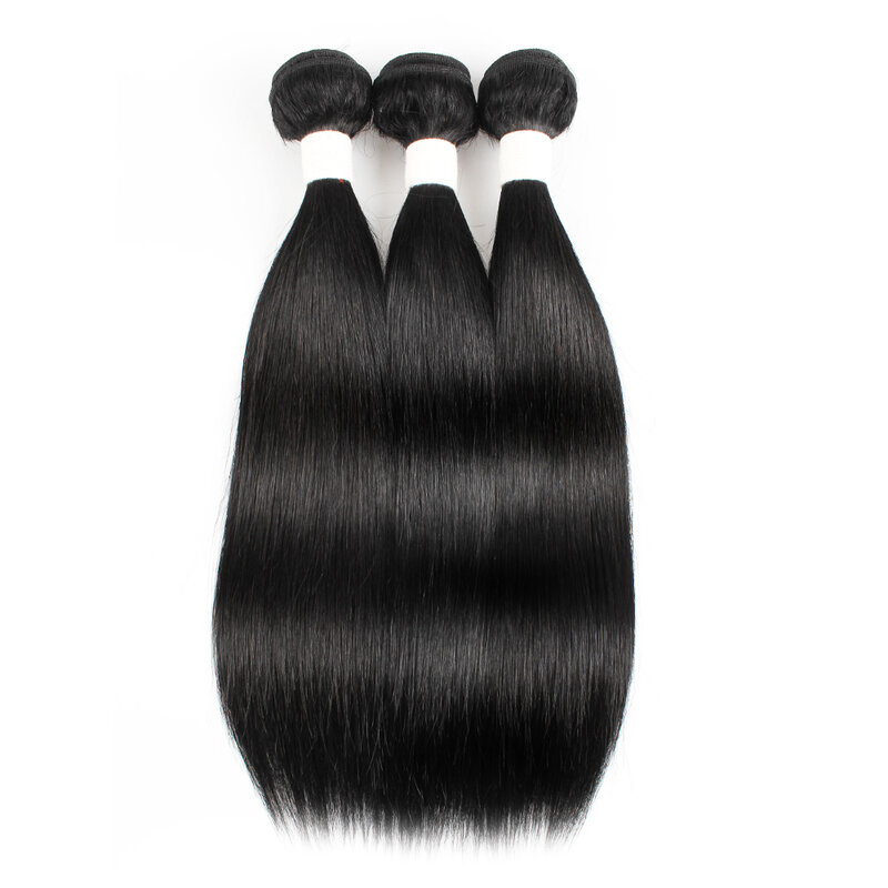 Kisshair #1 человеческие волосы, пряди, черные, предварительно окрашенные, Remy, перуанские человеческие волосы, наращивание, прямые волосы, 3 шт./лот